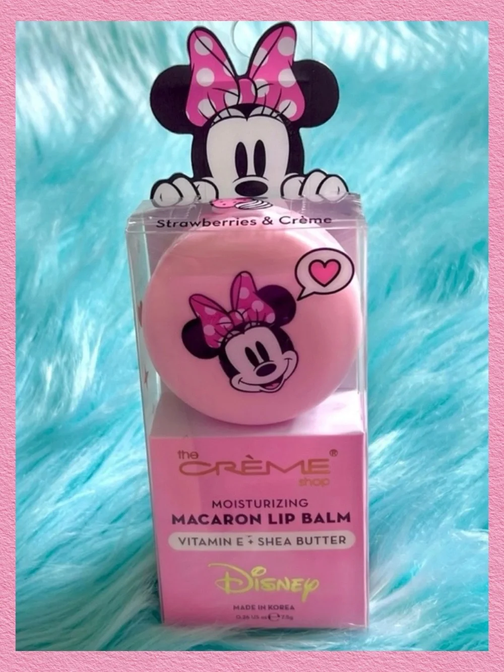 Crème Shop X Disney Strawberries & Crème Limited Edition Minnie Mouse Lip Balm